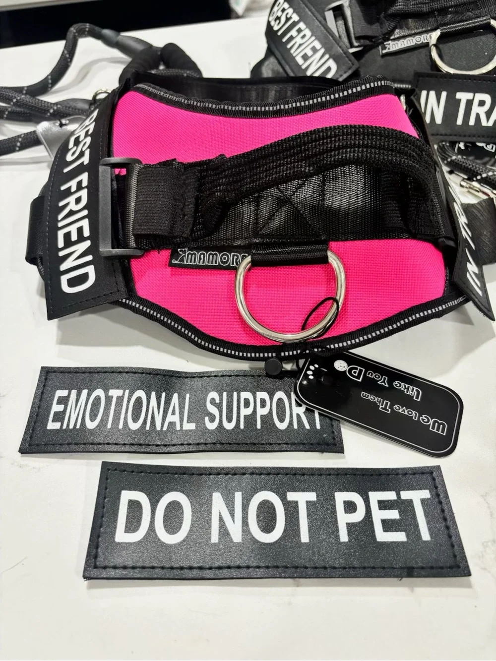 DO NOT PET / EMOTIONAL SUPPORT LARGE DOG HARNESSES 🐾🐶